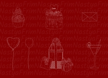 Procreate Valentine&#039;s day Stamps &amp; Brushes Product Image 3