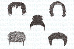 Procreate Afro Hair Stamps &amp; Brushes set 1 Product Image 4