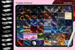 200 Procreate Galaxy Universe Textures brushes Product Image 4