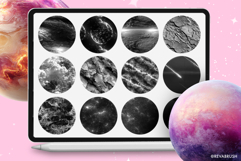 200 Procreate Galaxy Universe Textures brushes Product Image 5