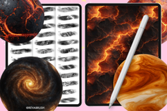 200 Procreate Galaxy Universe Textures brushes Product Image 6