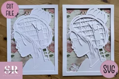 Girl loves books shadowbox| paper cutting | Girl loves books Product Image 11