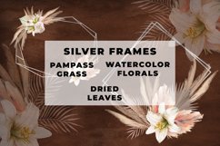 Pampass Grass Silver Frame Product Image 1