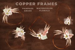 Watercolor Pampas Grass Copper Frames Product Image 2