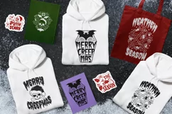 Creepy Christmas SVG/PNG files, Christmas sublimation Product Image 3