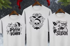 Creepy Christmas SVG/PNG files, Christmas sublimation Product Image 2
