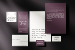 Imperial Aureas Minimal Modern Serif with Italic Product Image 2