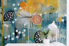 dandelions, dandelions digital papers, dandelions pattern, floral pattern, floral paper, flower,