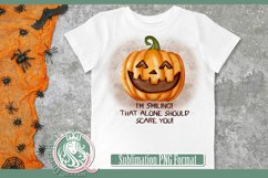 I'm Smiling Scare You Pumpkin Sublimation Product Image 3