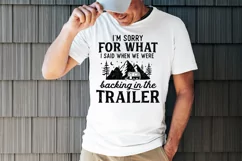 Funny Camping Quote SVG - I'm Sorry For What I Said Product Image 3