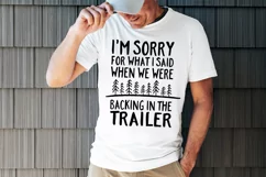 Funny Camping Saying SVG - I'm Sorry For What I said Product Image 3
