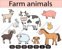 Farm animals 7 arts Product Image 6