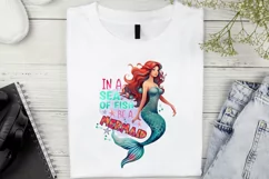 In a sea of fish be a mermaid Sublimation PNG Product Image 2