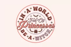 In A World Full Of Princesses Be A Witch SVG Design Product Image 3