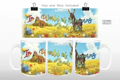 In a World of Unicorns, Be A Bad Ass Mug Wrap Sublimation