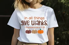 In All Things Give Thanks. I Thessalonians 518 SVG Product Image 3