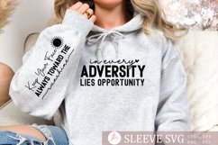 In every adversity lies opportunity Sleeve SVG Design Product Image 1