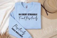 In Every Struggle Find Sleeve SVG, Positivity SVG Design Product Image 2