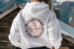 EVERYTHING, Give Thanks Christian Thanksgiving Quote SVG PNG Product Image 3
