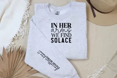 In Her Arms We Find Sleeve SVG, Mother's Day SVG Design Product Image 3
