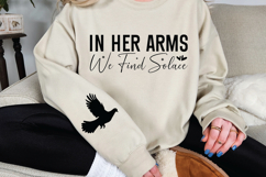 In her arms we find solace Sleeve SVG Design Product Image 3