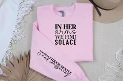 In Her Arms We Find Sleeve SVG, Mother's Day SVG Design Product Image 2