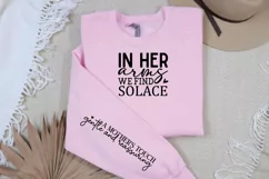 In Her Arms We Sleeve SVG, Mother's Day SVG Design Product Image 2