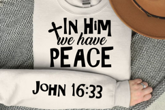 In Him We Have Peace Sleeve SVG Design Product Image 3