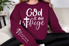 God Is My Refuge SVG Design Product Image 2