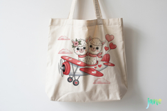 In Love Alpacas Watercolor Clipart Product Image 6