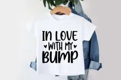 In Love With My Bump SVG | Baby SVG | Newborn SVG Product Image 3