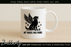 My Angel Has Paws SVG for Cricut Memorial Sign SVG Cut File Product Image 5