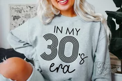 In My 30s Era SVG - Hello Thirty PNG 30th Birthday Shirt SVG Product Image 4