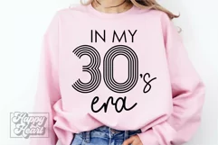 In My 30s Era SVG - Hello Thirty PNG 30th Birthday Shirt SVG Product Image 3