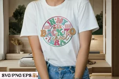 In My Back to School Era School Teacher SVG T-shirt Design Product Image 3