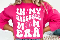In My Baseball Mom Era SVG - Baseball Mama Shirt - Sport Mom Product Image 2