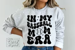 In My Baseball Mom Era SVG - Baseball Mama Shirt - Sport Mom Product Image 5