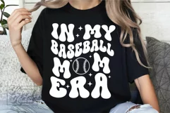 In My Baseball Mom Era SVG - Baseball Mama Shirt - Sport Mom Product Image 3