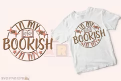 In My Bookish Era SVG PNG T-shirt Design Product Image 2