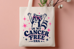 In My Cancer Free Era SVG, Cancer Survivor Raccoon Retro PNG Product Image 3