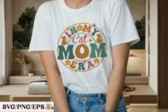Trendy Mama PNG, In My Cat Mom Era SVG Design Product Image 2