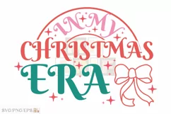 In My Christmas Era PNG T-shirt Design Product Image 1