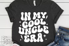 Retro In My Cool Uncle Era SVG - Promoted to Uncle Shirt SVG Product Image 2