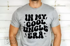 Retro In My Cool Uncle Era SVG - Promoted to Uncle Shirt SVG Product Image 4
