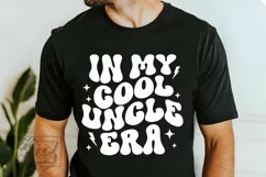 Retro In My Cool Uncle Era SVG - Promoted to Uncle Shirt SVG Product Image 1