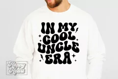 Retro In My Cool Uncle Era SVG - Promoted to Uncle Shirt SVG Product Image 5