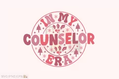 In My Counselor Era SVG T-shirt Design. Christmas T-shirt Product Image 1