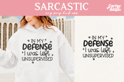 In My Defense I was Left Unsupervised SVG