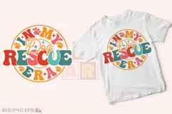 In My Dog Rescue Era SVG T-shirt Design Product Image 2