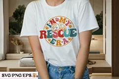 In My Dog Rescue Era SVG T-shirt Design Product Image 3